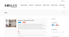 Desktop Screenshot of blog.roman-showers.com